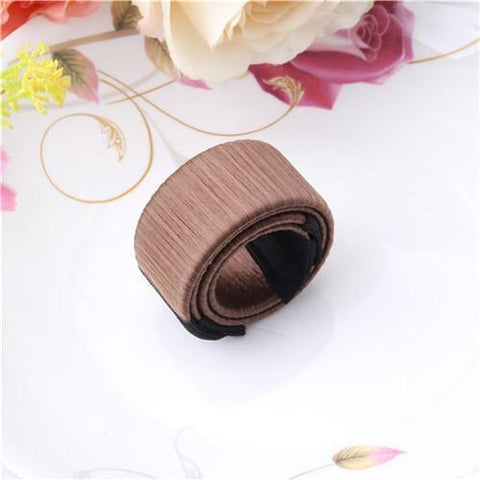 Gadgets d'Eve bijoux Medium Coffe Magictwist™ - Pour chignon beignet facile et rapide .